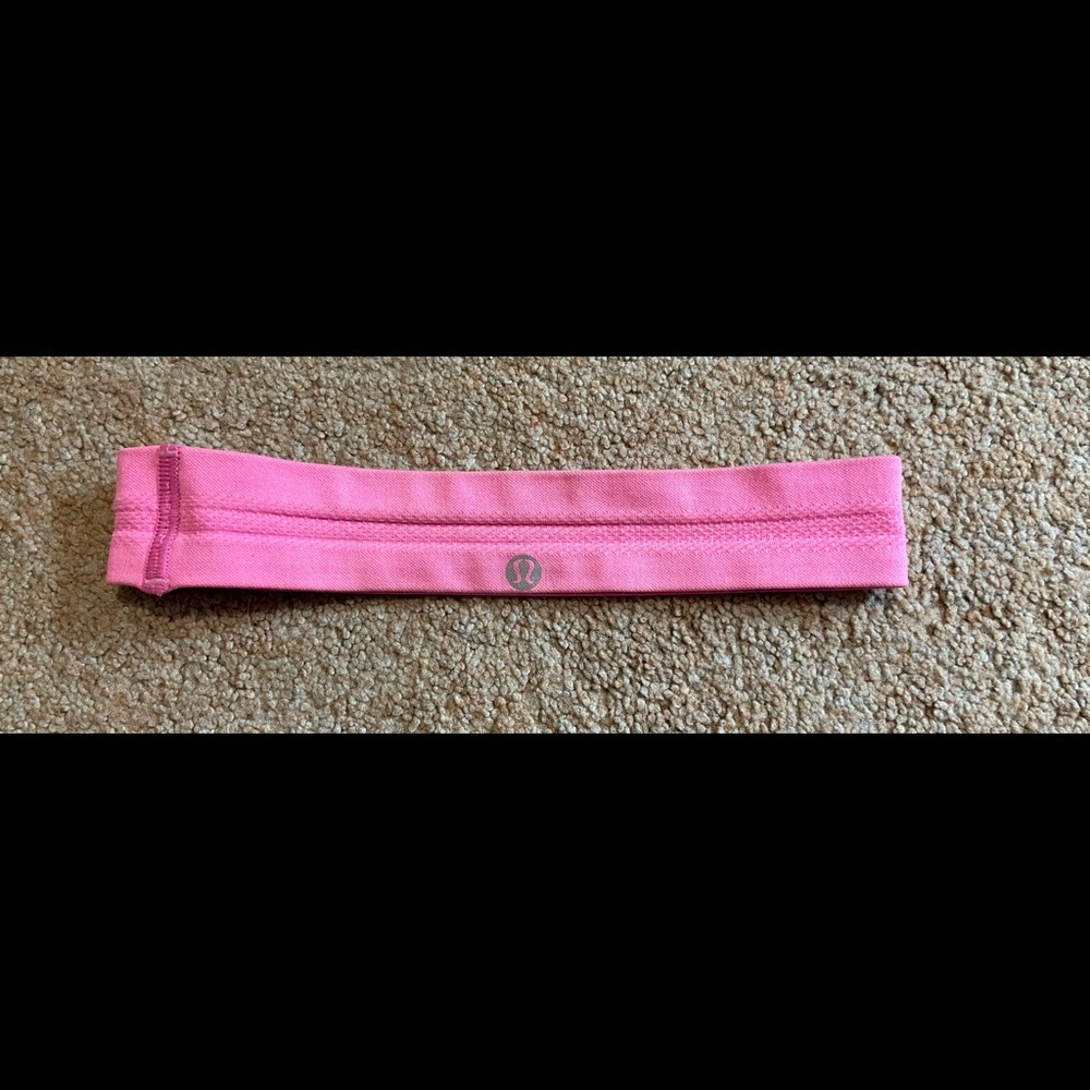 Pink lululemon headband